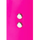 Ярко-розовый вибратор со стимулирующим шариком BEADSY - 21 см. (ярко-розовый)