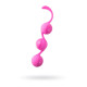 Розовые тройные вагинальные шарики из силикона DELISH BALLS (розовый)