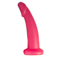 Розовый плаг-массажёр для простаты - 13,5 см. (розовый)