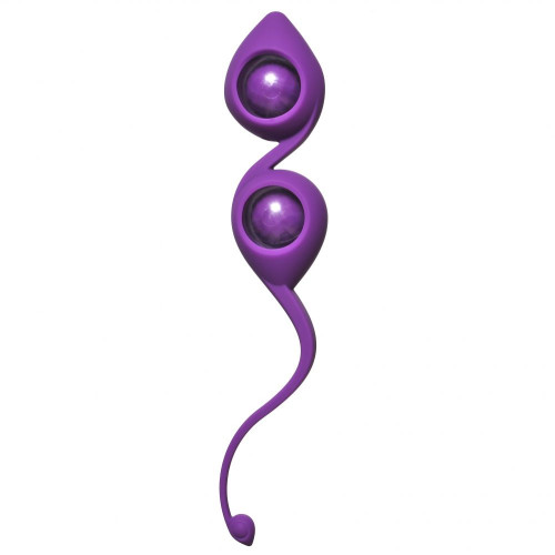 Фиолетовые вагинальные шарики Emotions Gi-Gi (фиолетовый)