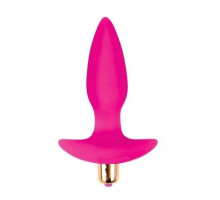 Розовая коническая анальная пробка Sweet Toys - 10,5 см. (розовый)