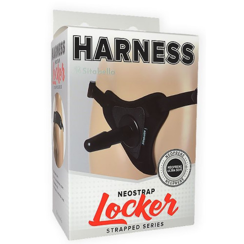 Черные трусики для страпона HARNESS Locker размера XS-M (черный|XS-M)