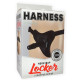 Черные трусики для страпона HARNESS Locker размера XS-M (черный|XS-M)
