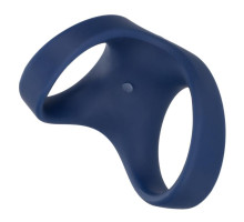 Синее эрекционное виброкольцо Rechargeable Max Dual Ring (синий)