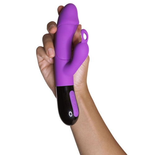 Фиолетовый вибратор-кролик Ares 2.0 - 20,6 см. (фиолетовый)