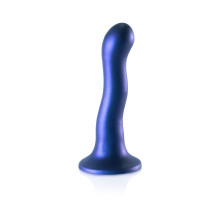 Синий фаллоимитатор Ultra Soft - 18 см. (синий)