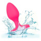 Розовая анальная вибропробка Medium Rechargeable Vibrating Probe - 9,5 см. (розовый)