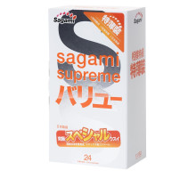 Ультратонкие презервативы Sagami Xtreme Superthin - 24 шт. (прозрачный)