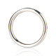 Стальное эрекционное кольцо STEEL COCK RING - 3.5 см. (серебристый)
