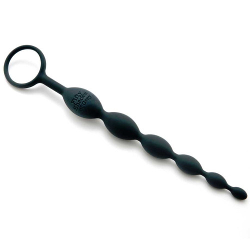 Анальная цепочка Anal Beads - 25,4 см. (черный)