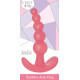 Розовая анальная пробка Bubbles Anal Plug - 11,5 см. (розовый)