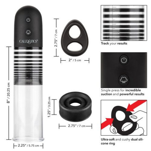 Автоматическая вакуумная помпа Rechargeable EZ Pump Kit (прозрачный)