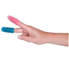 Комплект из 2 насадок на пальцы Vorspiel Finger (голубой с розовым)