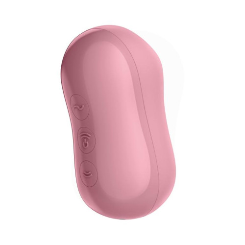 Розовый вакуум-волновой вибростимулятор Cotton Candy (розовый)