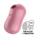 Розовый вакуум-волновой вибростимулятор Cotton Candy (розовый)