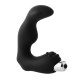 Черный вибромассажер простаты FantASStic Vibrating Prostate Massager - 11,3 см. (черный)