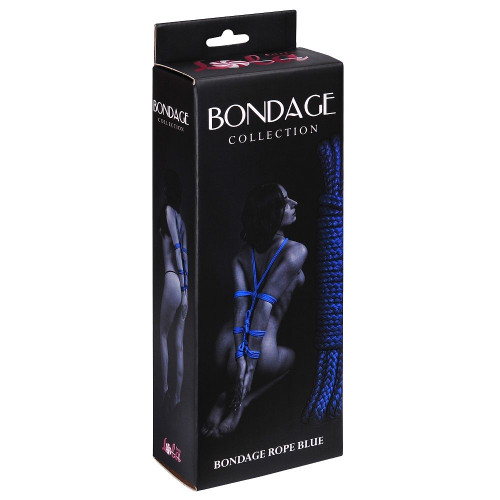 Синяя веревка Bondage Collection Blue - 9 м. (синий)