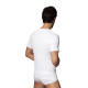 Классическая футболка из хлопка с V-образным вырезом Doreanse Cotton Basic (белый|S)