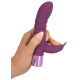 Фиолетовый вибратор-кролик с ребрышками Rabbit Vibe - 16 см. (фиолетовый)