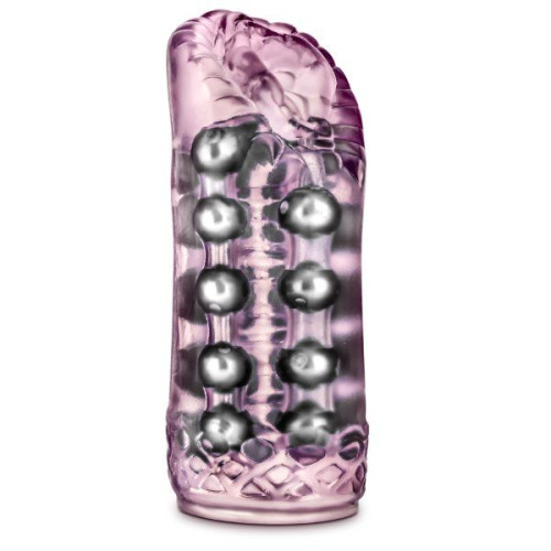 Розовый мастурбатор-вагина со стимулирующими бусинами Super Stroker (розовый)