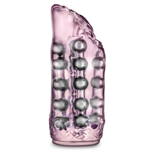 Розовый мастурбатор-вагина со стимулирующими бусинами Super Stroker (розовый)