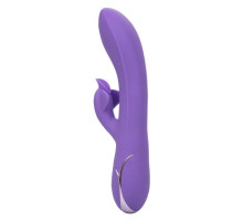 Фиолетовый вибромассажер Inflatable G-Flutter с функцией расширения - 21 см. (фиолетовый)