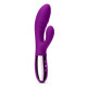 Фиолетовый вибромассажер-кролик Blend - 20,2 см. (фиолетовый)