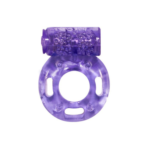 Фиолетовое эрекционное кольцо с вибрацией Rings Axle-pin (фиолетовый)