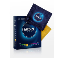 Презервативы MY.SIZE размер 53 - 3 шт. (прозрачный)
