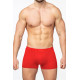 Однотонные мужские трусы-боксеры из модала (красный|XL)