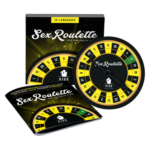 Настольная игра-рулетка Sex Roulette Kiss (разноцветный)