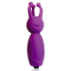 Фиолетовый фантазийный клиторальный стимулятор - 8,5 см. (фиолетовый)