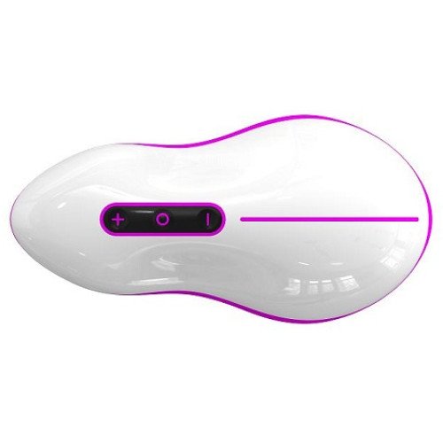 Бело-розовый вибростимулятор Mouse (белый с розовым)