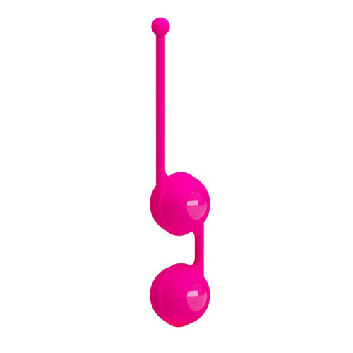 Ярко-розовые вагинальные шарики Kegel Tighten Up III (ярко-розовый)