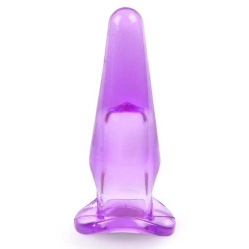 Фиолетовая анальная пробка - 8 см. (фиолетовый)