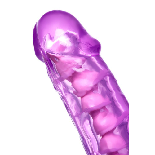 Фиолетовый реалистичный фаллоимитатор Celiam - 20,5 см. (фиолетовый)