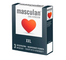 Презервативы увеличенного размера Masculan XXL - 3 шт.