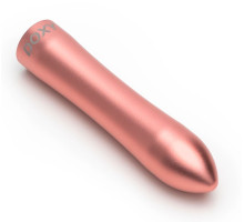 Розовая металлическая вибропуля Doxy - 12 см. (розовый)