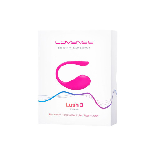 Розовое виброяйцо Lovense Lush 3 (розовый)