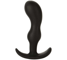 Черная анальная пробка для ношения Mood Naughty 2 4.5  Silicone - 11,4 см. (черный)
