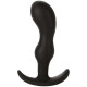 Черная анальная пробка для ношения Mood Naughty 2 4.5  Silicone - 11,4 см. (черный)