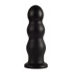 Черный анальный стимулятор X-men - 25,4 см. (черный)