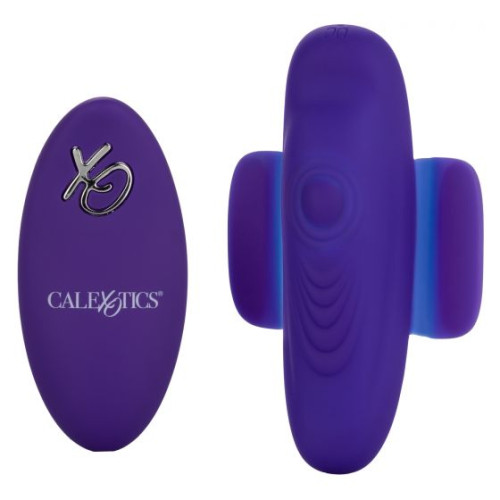 Фиолетовый стимулятор в трусики Lock-N-Play Remote Pulsating Panty Teaser (фиолетовый)