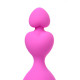 Розовая анальная цепочка Eromantica - 18,5 см. (розовый)