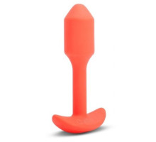 Оранжевая вибропробка для ношения B-vibe Snug Plug 1 - 10 см. (оранжевый)