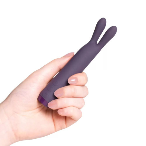 Фиолетовый вибратор с ушками Rabbit Bullet Vibrator - 8,9 см. (фиолетовый)