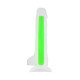 Прозрачно-зеленый фаллоимитатор, светящийся в темноте, Wade Glow - 20 см. (зеленый)