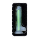 Прозрачно-зеленый фаллоимитатор, светящийся в темноте, Wade Glow - 20 см. (зеленый)