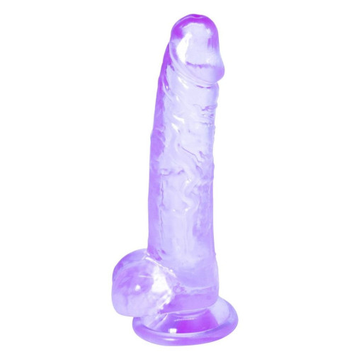 Фиолетовый фаллоимитатор Rocket - 19 см. (фиолетовый)
