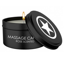 Массажная свеча с ароматом розы Massage Candle (черный)